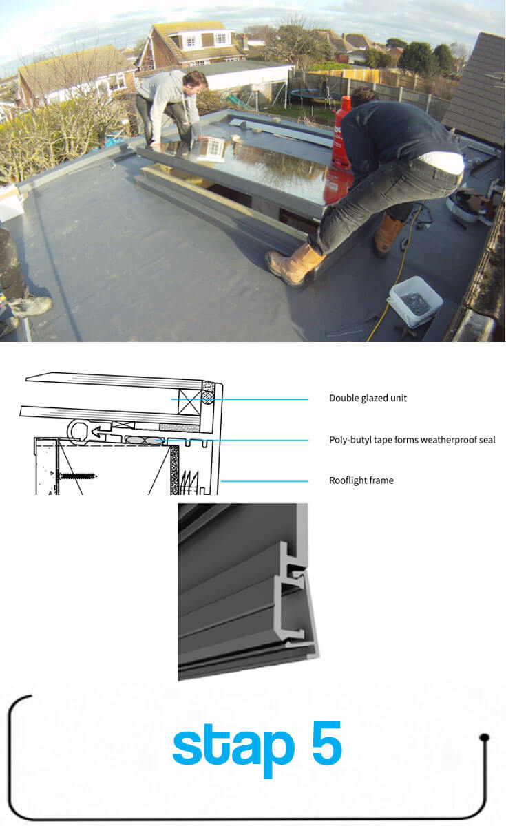 Schritt 5: Platzieren Sie das Oberlicht