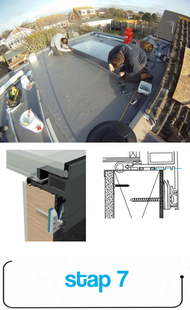 Schritt 7: Wiedereinsetzen des Aluminiumstreifens