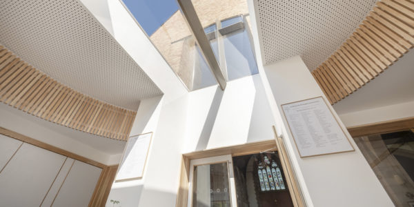 Modular rooflight St Michaels church flood of daylight